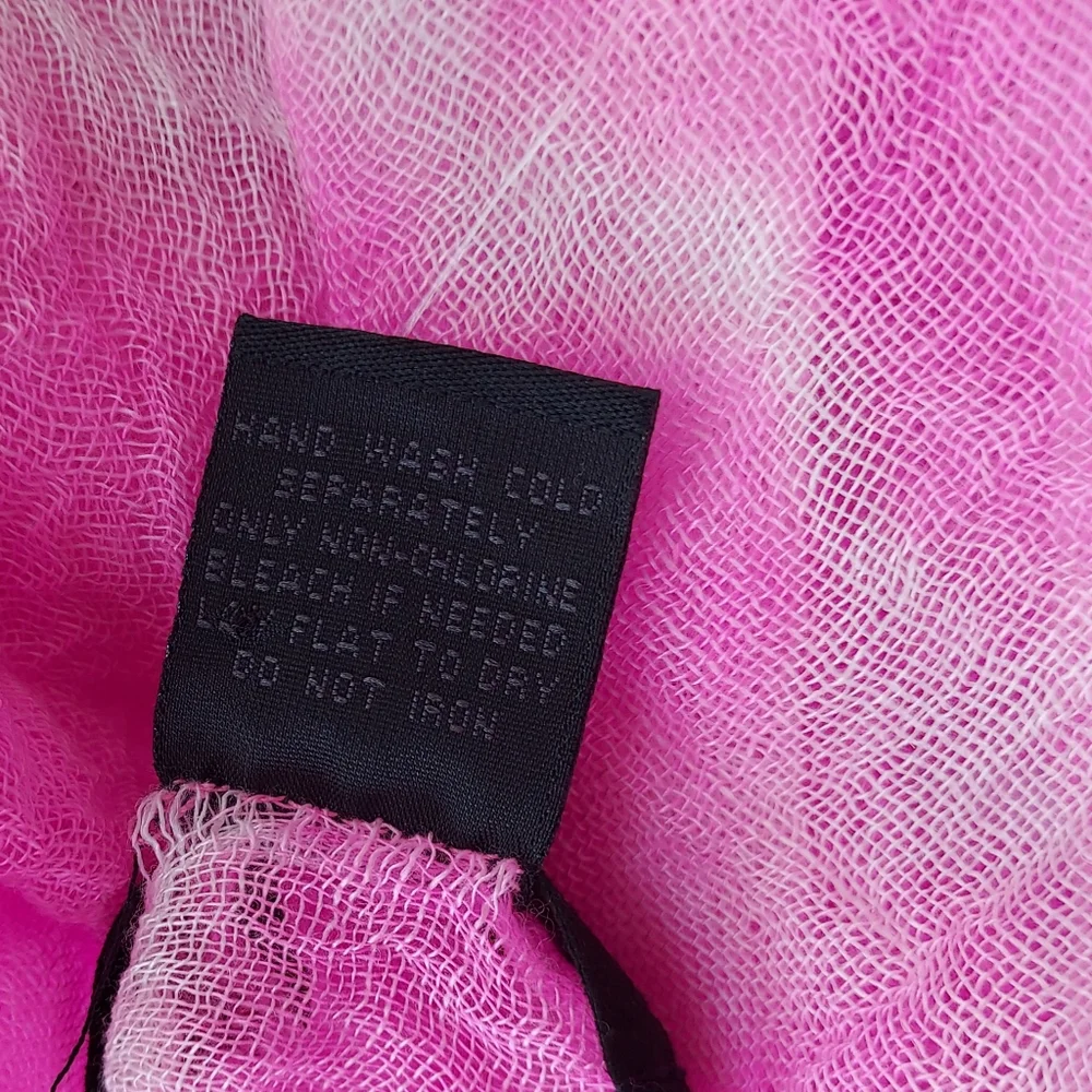 Steve Madden Two Tone Pink Tie Dye Scarf Wrap NEW NWT
